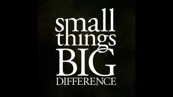 Small Things, BIG Differences